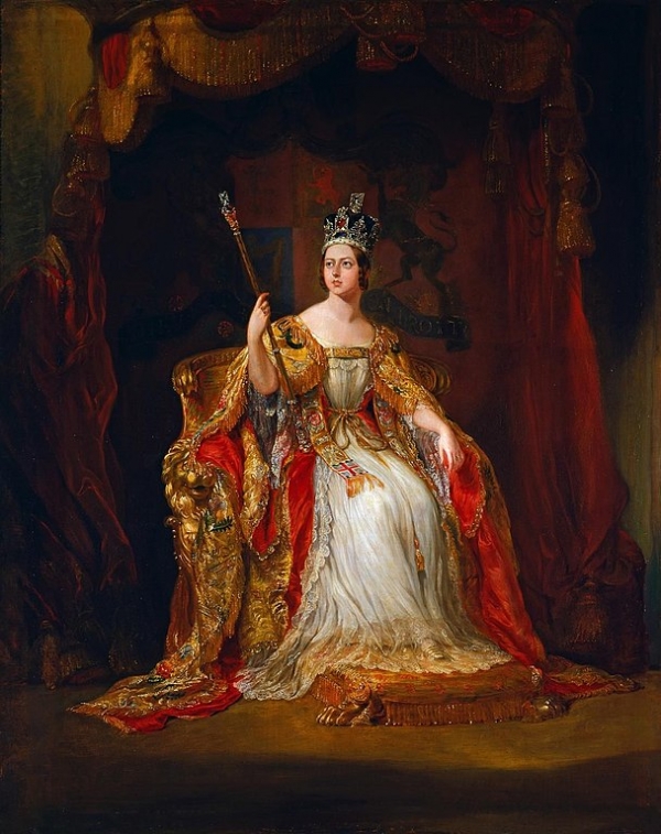 빅토리아 여왕의 초상화 (1838)<br>