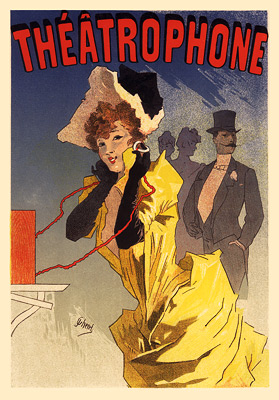 포스터 속 여인은 지금 무엇을 하는 것일까. 1896년 일러스트. 퍼블릭 도메인