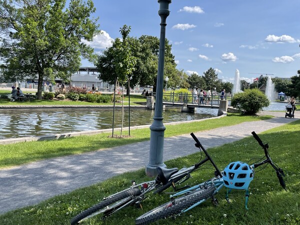 이미옥씨가 즐겨 자전거 라이딩하는 몬트리올 공원. 사진=이미옥 제공