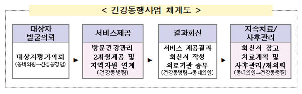서울시 '어르신 건강동행사업' 체계도. 자료=서울시 제공