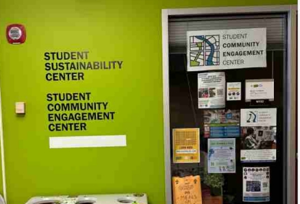 포틀랜드 주립대학의 대학지속가능 센터(Student Sustainability Center), 학생공동체참여센터(Student Coumunity engagementCenter). 사진=한동숭 집행위원장 제공