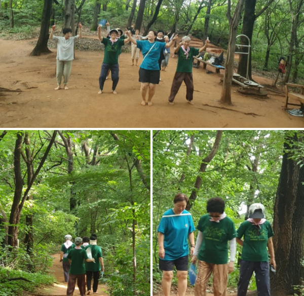 '맨발의 청춘' 동아리 활동 모습. 사진=부천의료사협 제공<br>